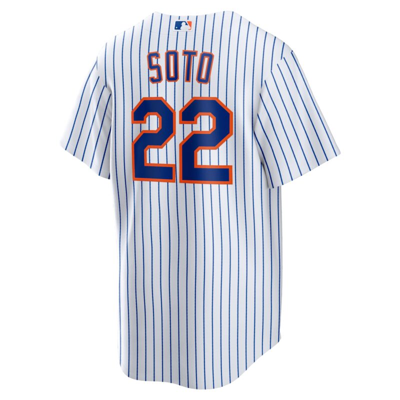 Juan Soto New York Mets Home Player Jersey - White - Image 3