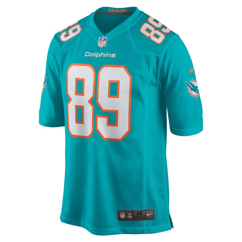 Julian Hill Miami Dolphins Game Jersey - Aqua - Image 2