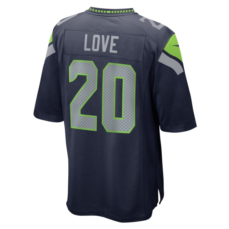 Julian Love Seattle Seahawks Game Jersey - College Navy - Image 3