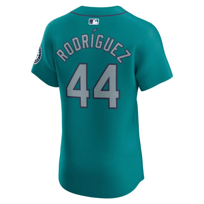 Julio Rodríguez Seattle Mariners Alternate Elite Player Jersey - Aqua - Image 3