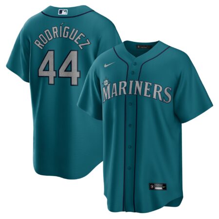 Julio Rodriguez Seattle Mariners Official Player Jersey - Aqua