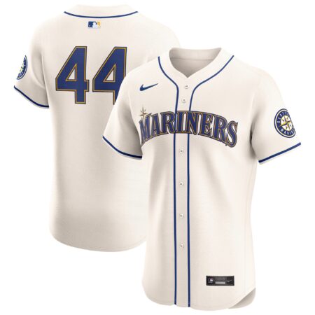Julio Rodríguez Seattle Mariners Alternate Elite Player Jersey - Cream
