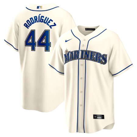 Julio Rodriguez Seattle Mariners Official Player Jersey - Cream