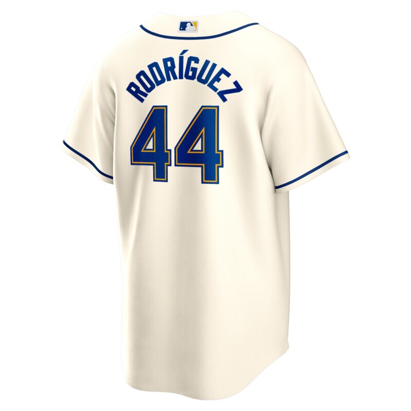 Julio Rodriguez Seattle Mariners Official Player Jersey - Cream - Image 3