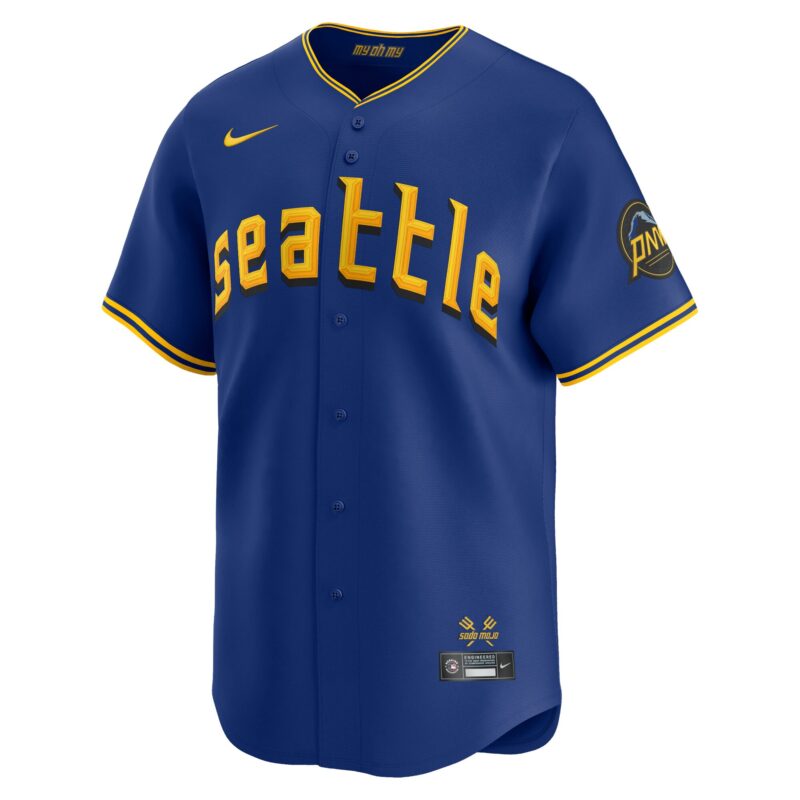Julio Rodríguez Seattle Mariners City Connect Limited Player Jersey - Royal - Image 2