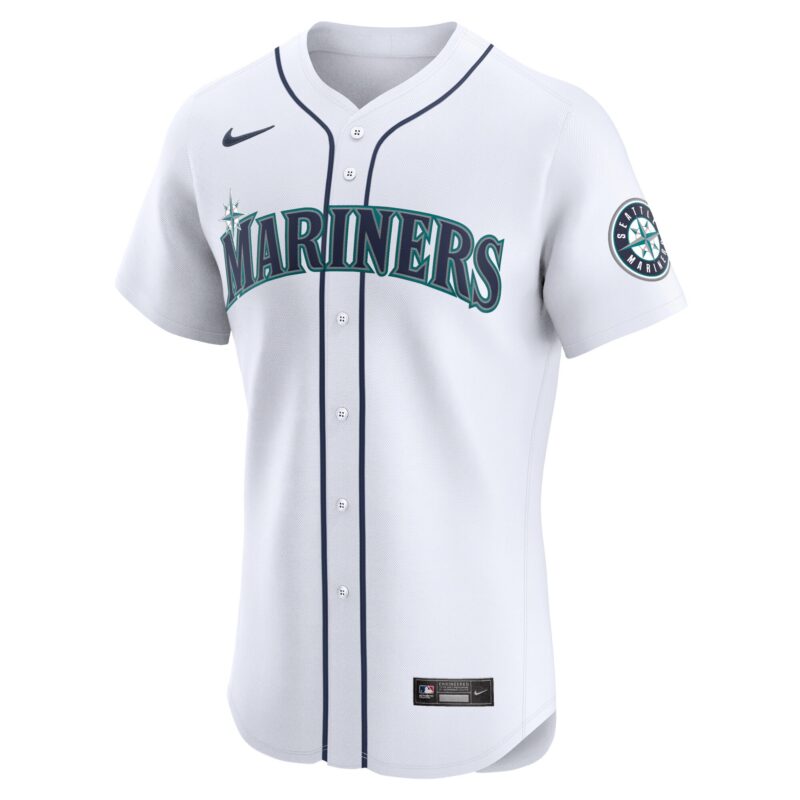 Julio Rodríguez Seattle Mariners Home Elite Player Jersey - White - Image 2