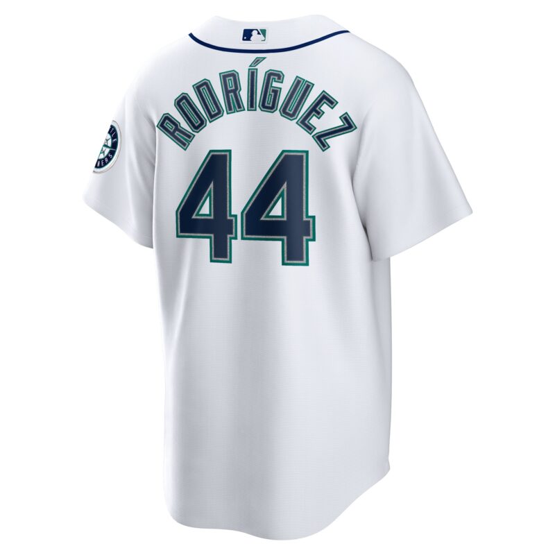 Julio Rodríguez Seattle Mariners Home Jersey - White - Image 3