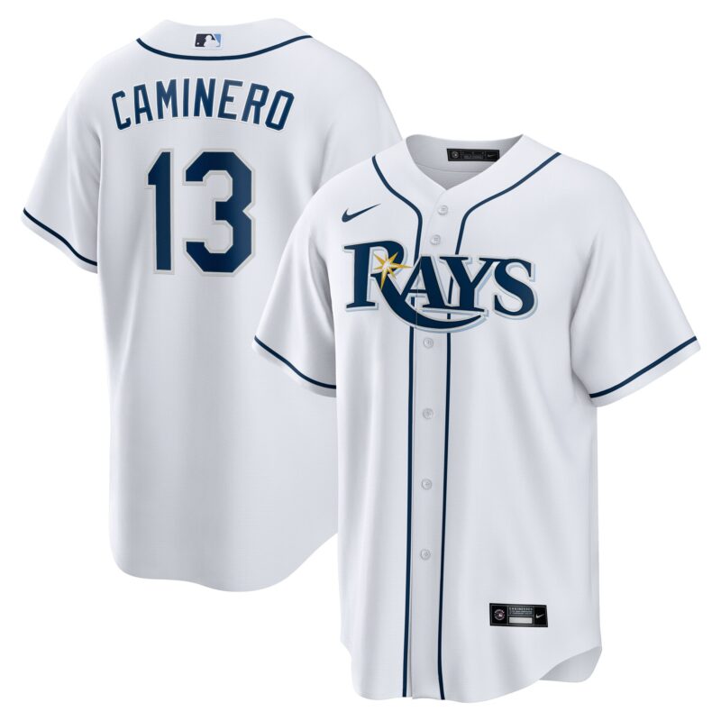 Junior Caminero Tampa Bay Rays Home Player Jersey - White