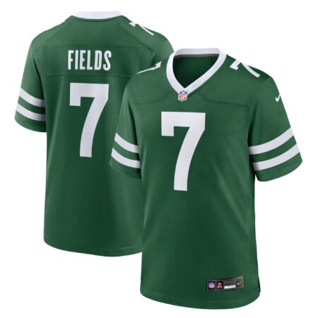 Justin Fields New York Jets Game Player Jersey - Legacy Green