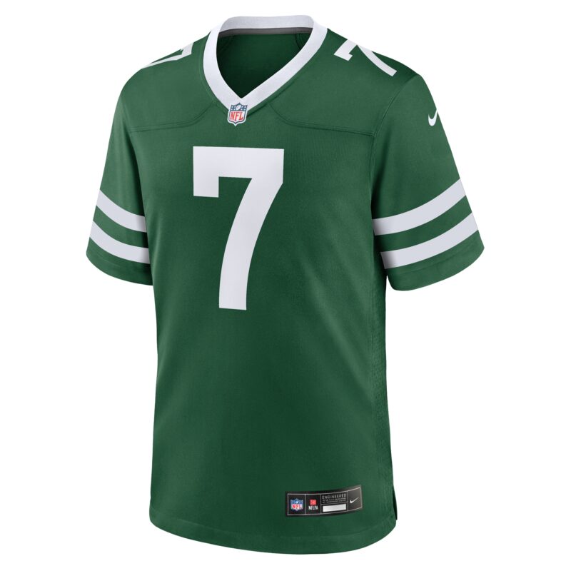 Justin Fields New York Jets Game Player Jersey - Legacy Green - Image 2