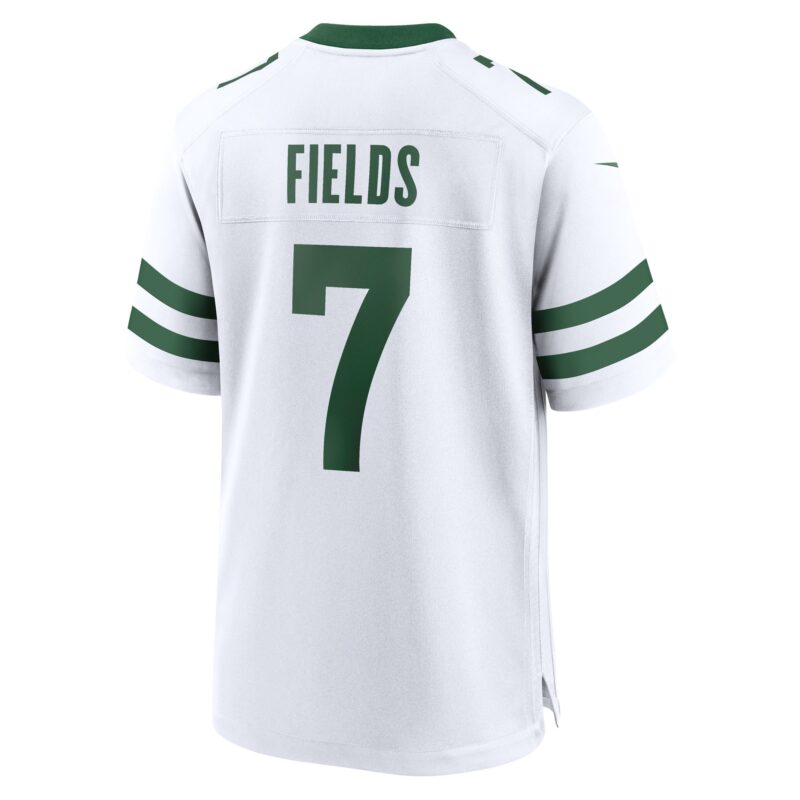 Justin Fields New York Jets Game Jersey - Legacy White - Image 3