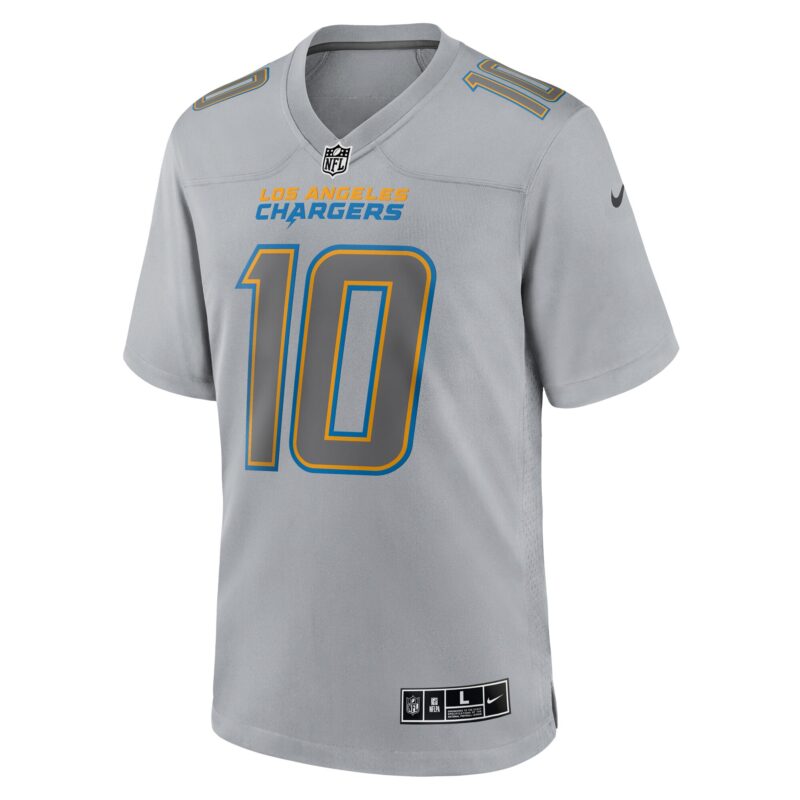 Justin Herbert Los Angeles Chargers Atmosphere Fashion Game Jersey - Gray - Image 2