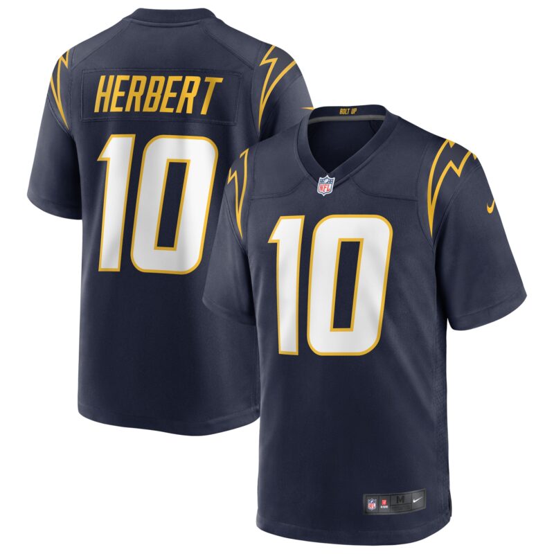 Justin Herbert Los Angeles Chargers Alternate Game Jersey - Navy