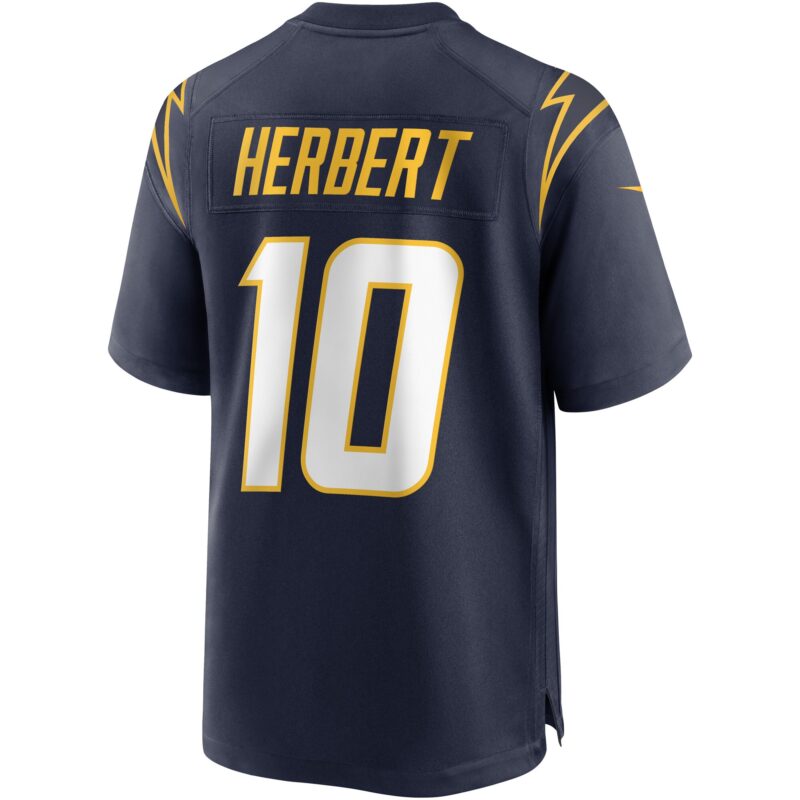Justin Herbert Los Angeles Chargers Game Jersey - Navy - Image 3