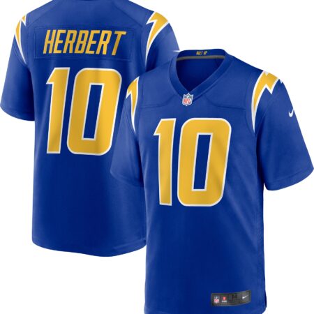 Justin Herbert Los Angeles Chargers 2nd Alternate Game Jersey - Royal