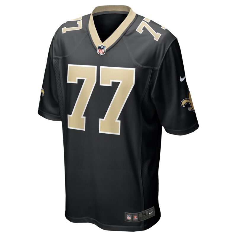 Justin Herron New Orleans Saints Game Jersey - Black - Image 2
