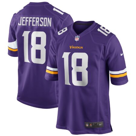 Justin Jefferson Minnesota Vikings Player Game Jersey - Purple