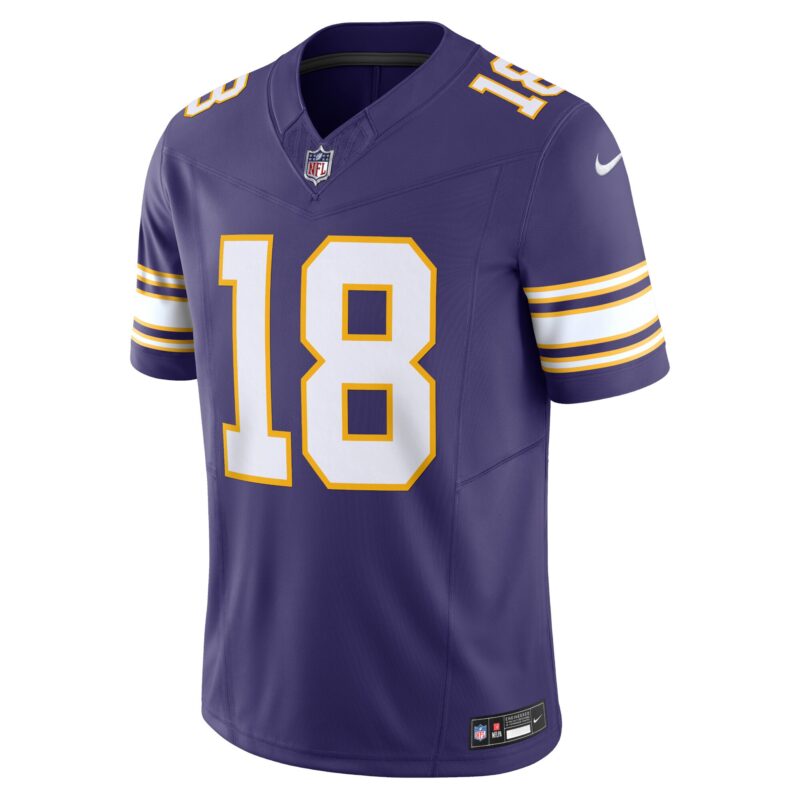 Justin Jefferson Minnesota Vikings Vapor F.U.S.E. Limited Jersey - Purple - Image 2