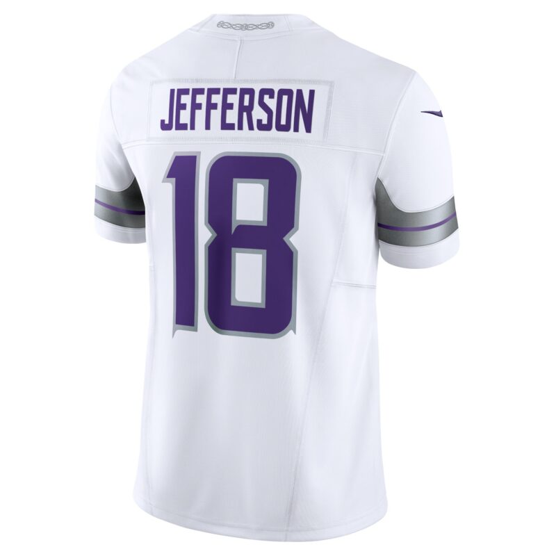 Justin Jefferson Minnesota Vikings Alternate Vapor F.U.S.E. Limited Jersey - White - Image 3