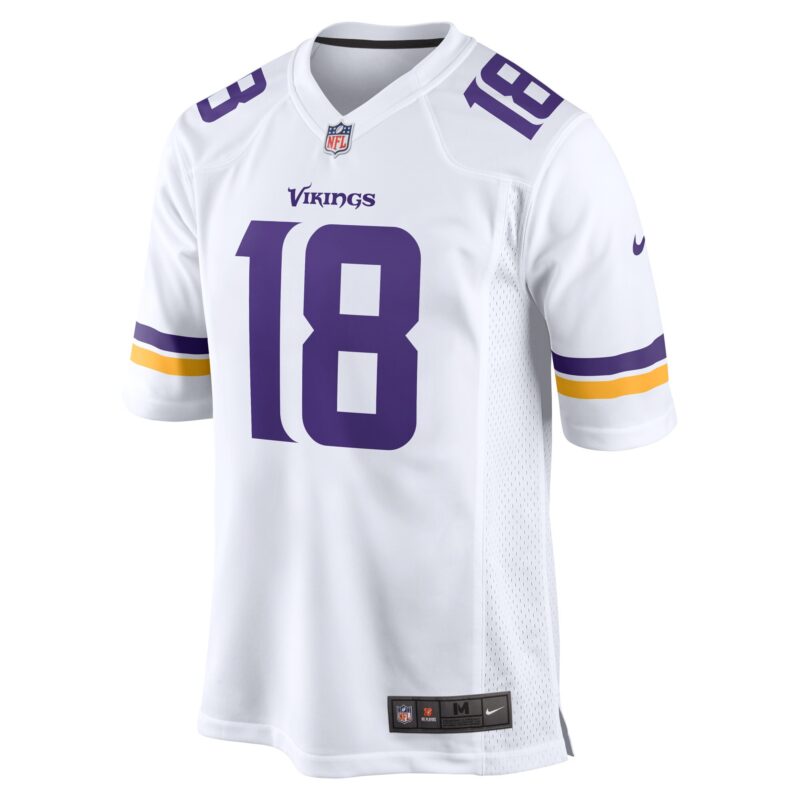 Justin Jefferson Minnesota Vikings Game Player Jersey - White - Image 2