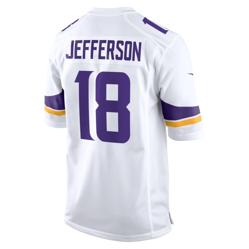 Justin Jefferson Minnesota Vikings Game Player Jersey - White - Image 3