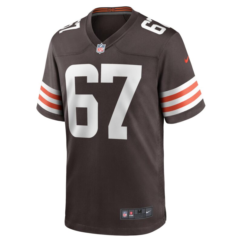 Justin Murray Cleveland Browns Team Game Jersey - Brown - Image 2