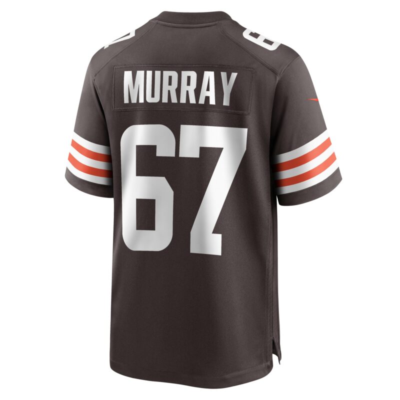 Justin Murray Cleveland Browns Team Game Jersey - Brown - Image 3