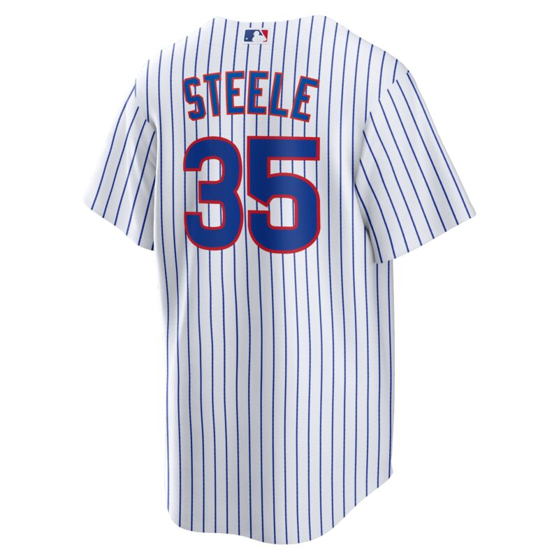 Justin Steele Chicago Cubs Home Jersey - White - Image 3