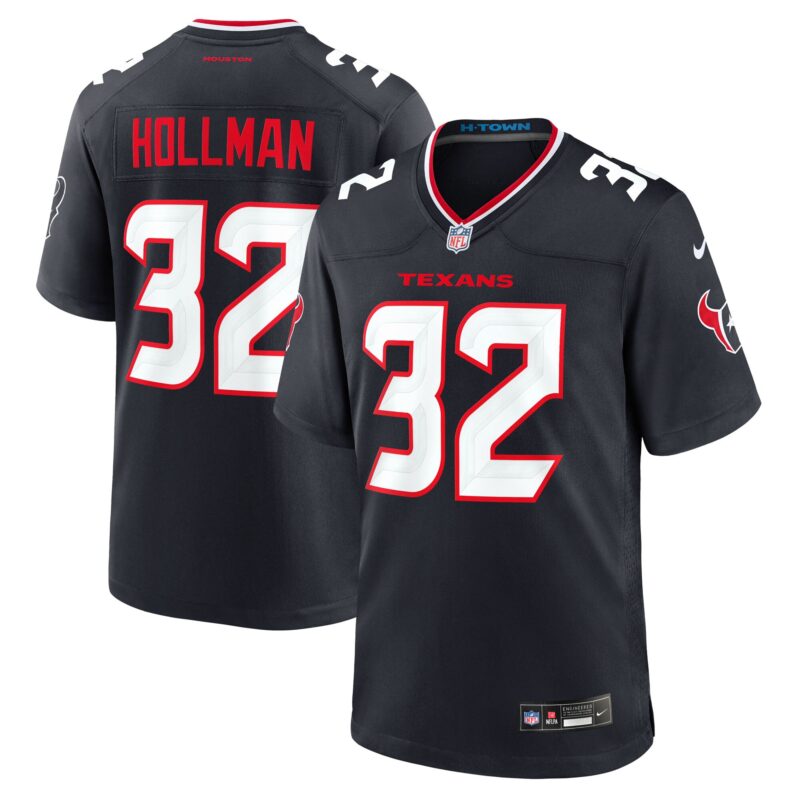 Ka'Dar Hollman Houston Texans Team Game Jersey - Navy