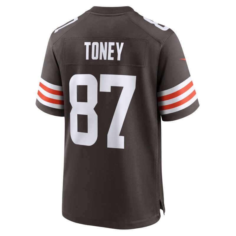 Kadarius Toney Cleveland Browns Team Game Jersey - Brown - Image 3