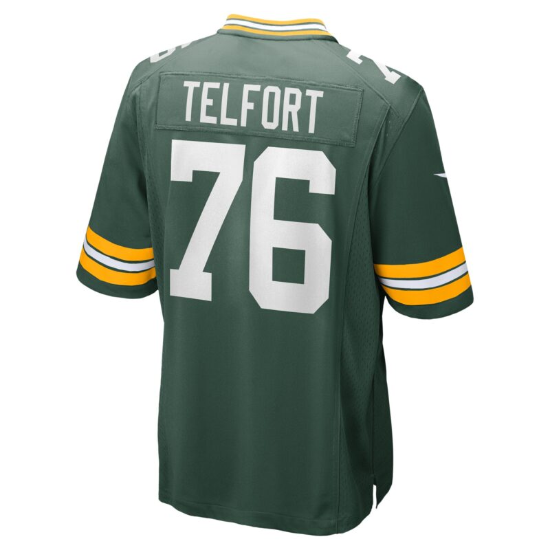 Kadeem Telfort Green Bay Packers Game Jersey - Green - Image 3