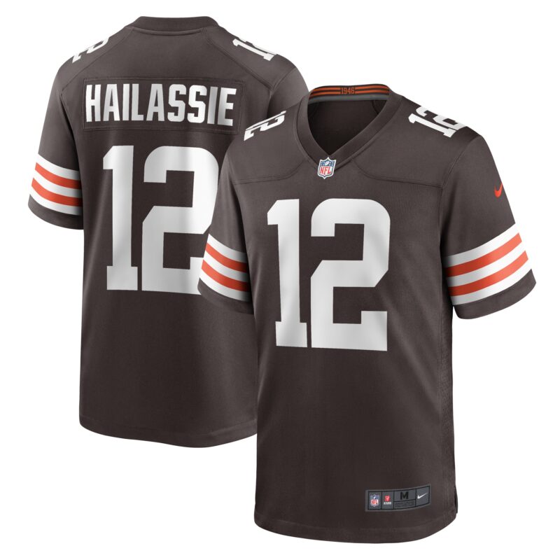 Kahlef Hailassie Cleveland Browns Team Game Jersey - Brown