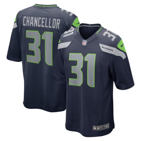 Kam Chancellor Seattle Seahawks Retired Player Game Jersey - College Navy