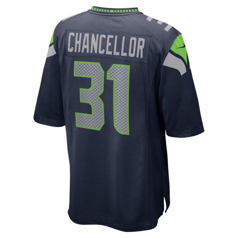 Kam Chancellor Seattle Seahawks Retired Player Game Jersey - College Navy - Image 3