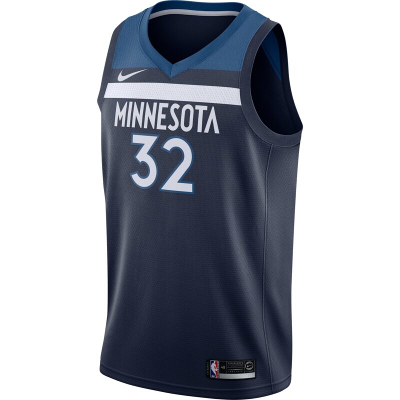 Karl-Anthony Towns Minnesota Timberwolves Swingman Jersey Navy - Icon Edition - Image 2