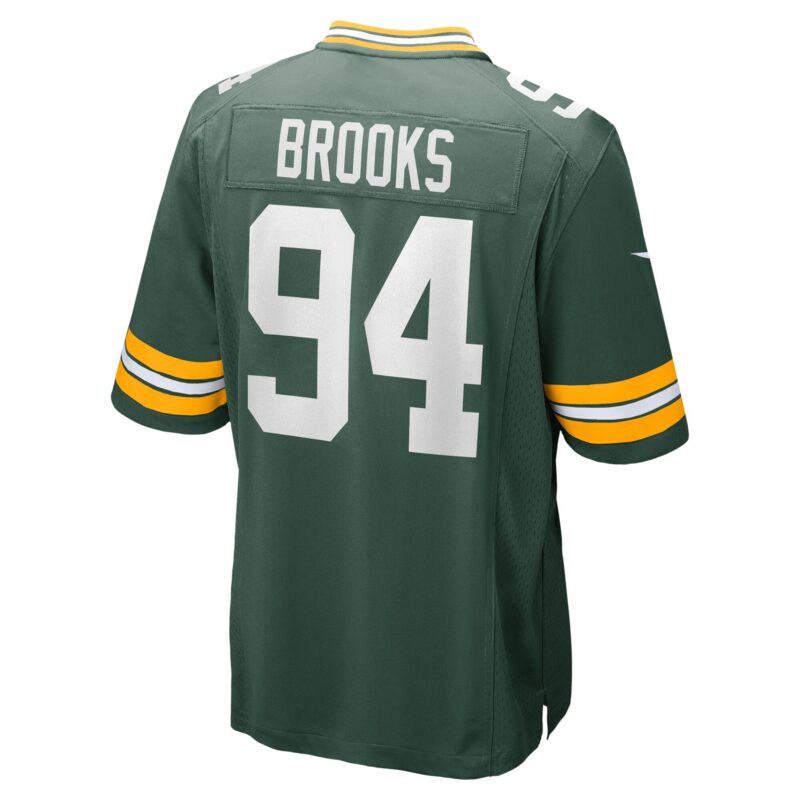 Karl Brooks Green Bay Packers Game Jersey - Green - Image 3