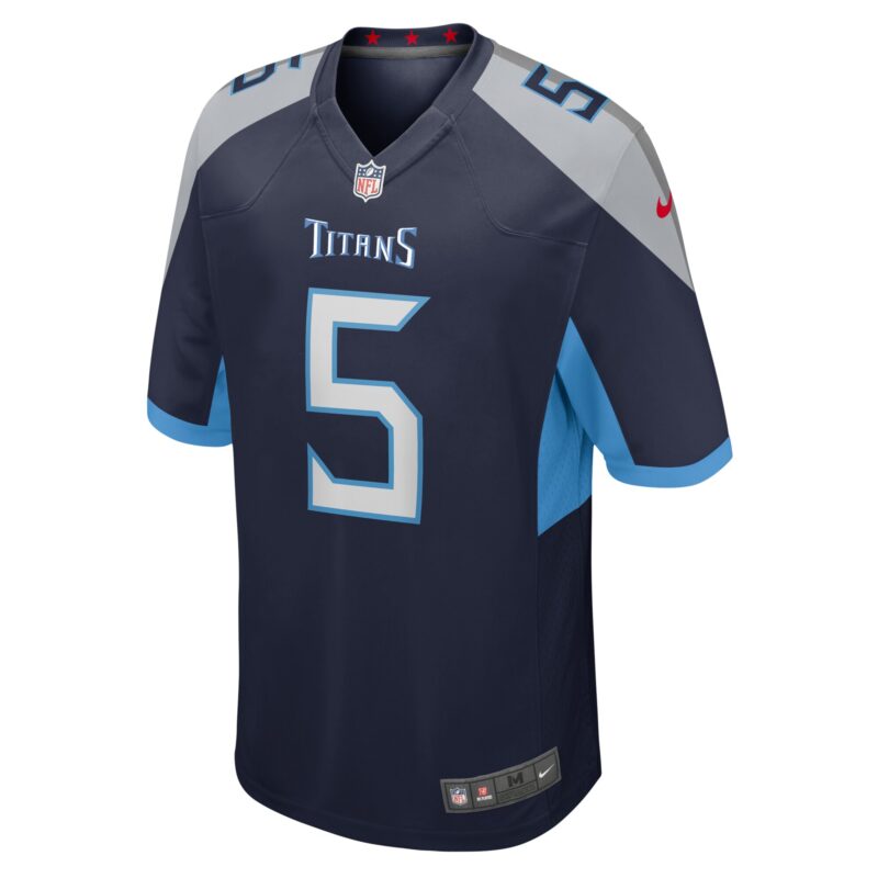 Kearis Jackson Tennessee Titans Team Game Jersey - Navy - Image 2
