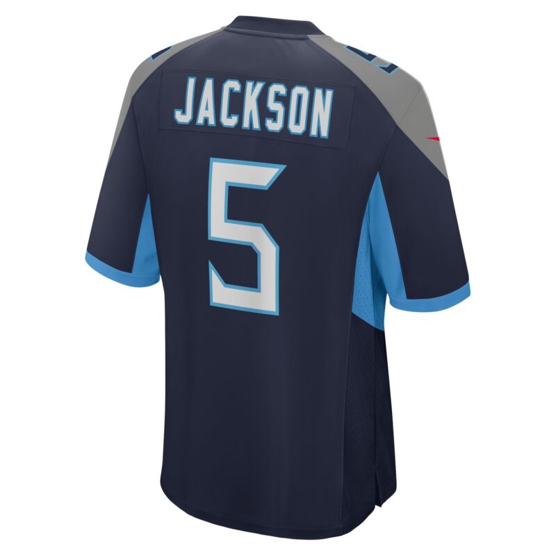 Kearis Jackson Tennessee Titans Team Game Jersey - Navy - Image 3
