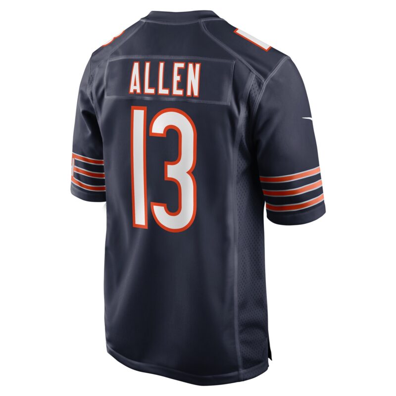 Keenan Allen Chicago Bears Team Game Jersey - Navy - Image 3