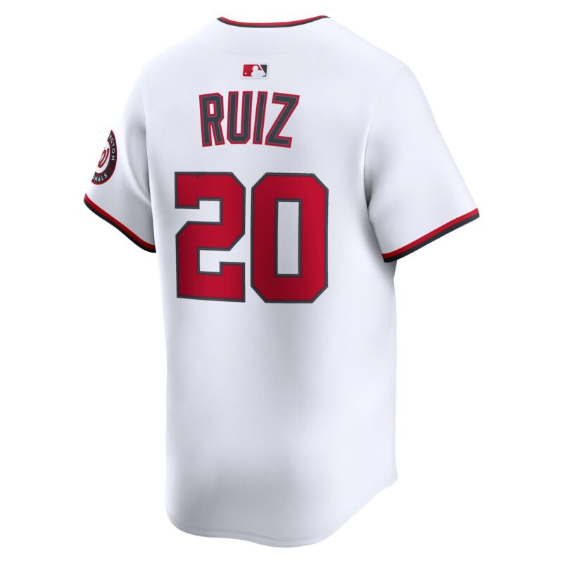 Keibert Ruiz Washington Nationals Alternate Limited Player Jersey - White - Image 3
