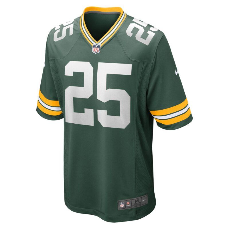 Keisean Nixon Green Bay Packers Game Player Jersey - Green - Image 2
