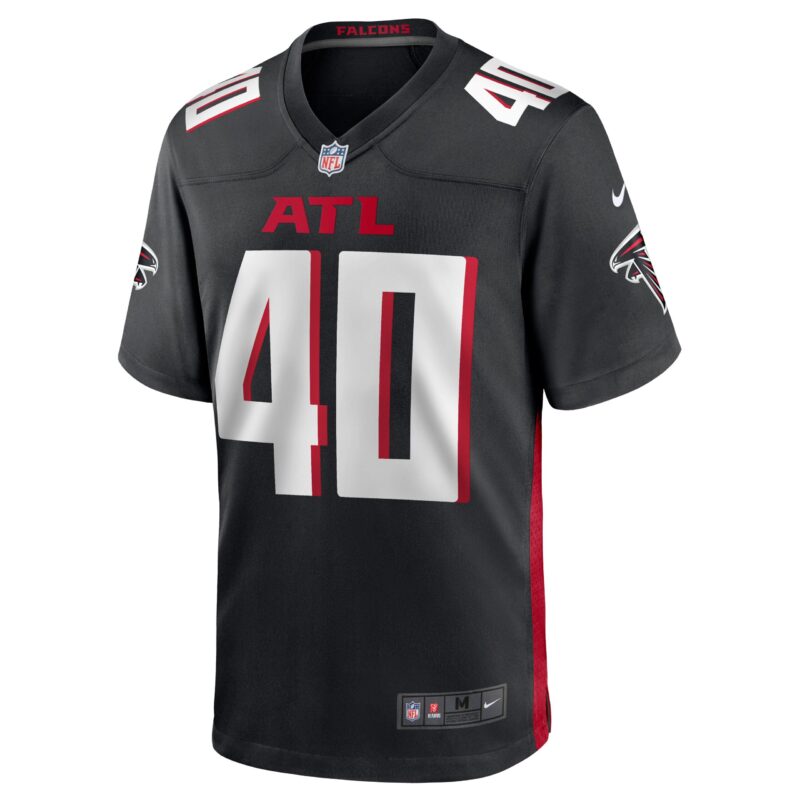 Keith Smith Atlanta Falcons Game Jersey - Black - Image 2