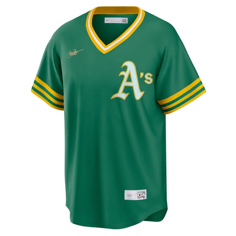 Athletics Road Cooperstown Collection Team Jersey - Kelly Green - Image 2