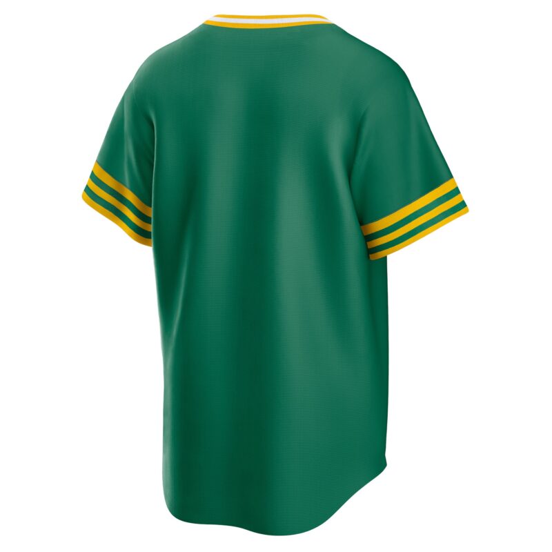 Athletics Road Cooperstown Collection Team Jersey - Kelly Green - Image 3