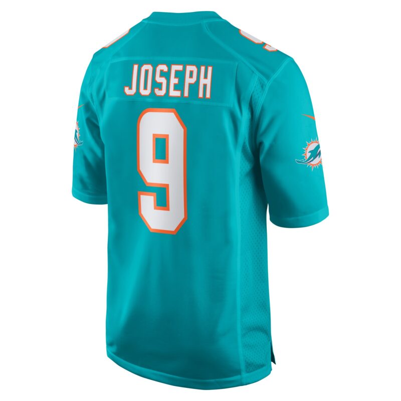 Kelvin Joseph Miami Dolphins Team Game Jersey - Aqua - Image 3
