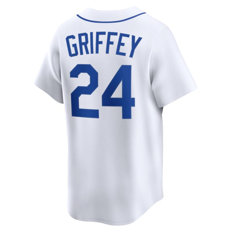 Ken Griffey Jr. Seattle Mariners Throwback Cooperstown Collection Limited Jersey - White - Image 3