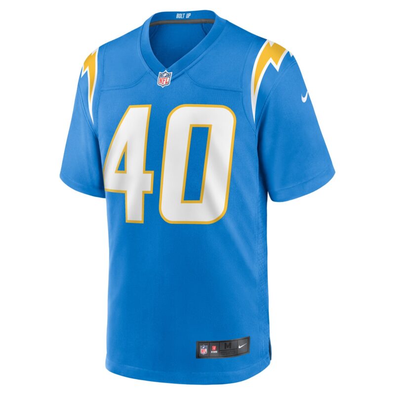 Kendall Williamson Los Angeles Chargers Team Game Jersey - Powder Blue - Image 2