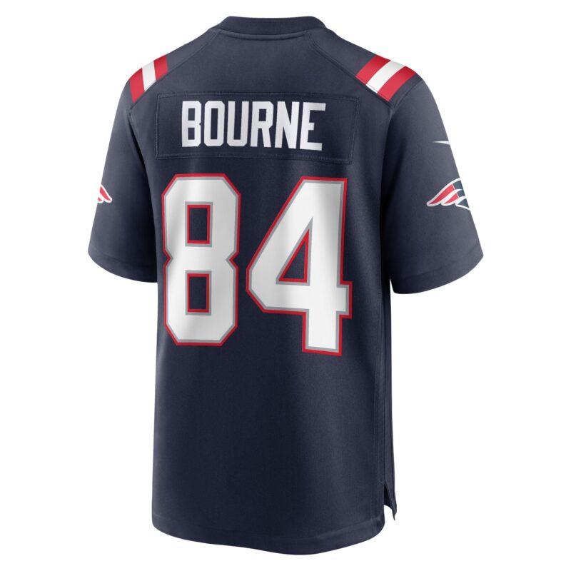 Kendrick Bourne New England Patriots Game Jersey - Navy - Image 3