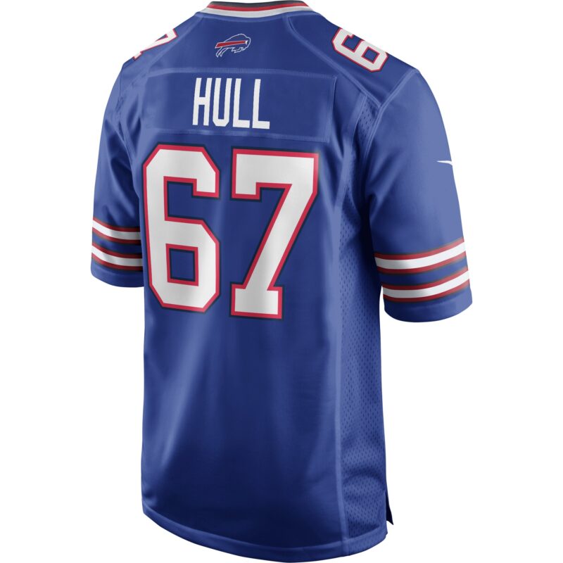 Kent Hull Buffalo Bills Game Retired Player Jersey - Royal - Image 3