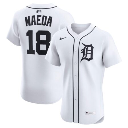 Kenta Maeda Detroit Tigers Home Elite Jersey - White